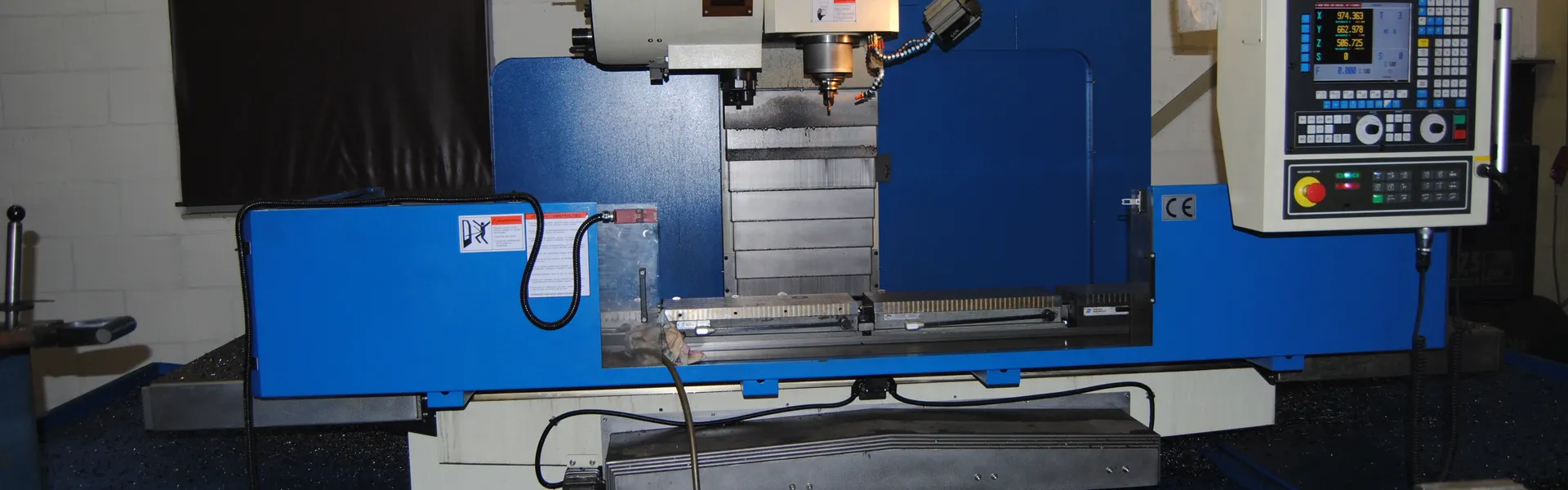 Moderne CNC machines in productie